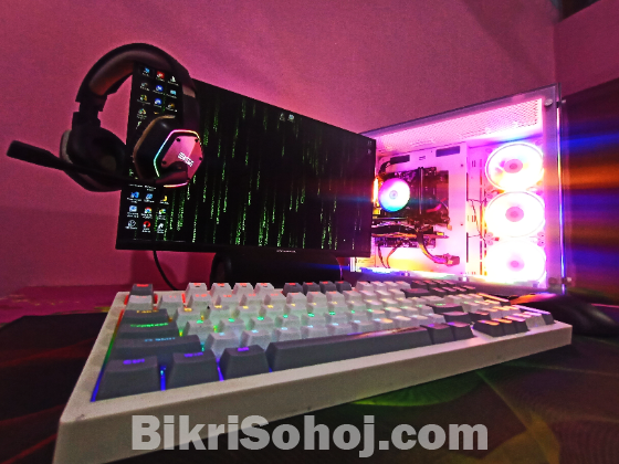 Desktop computer full setup with rx 580 gpu for sell